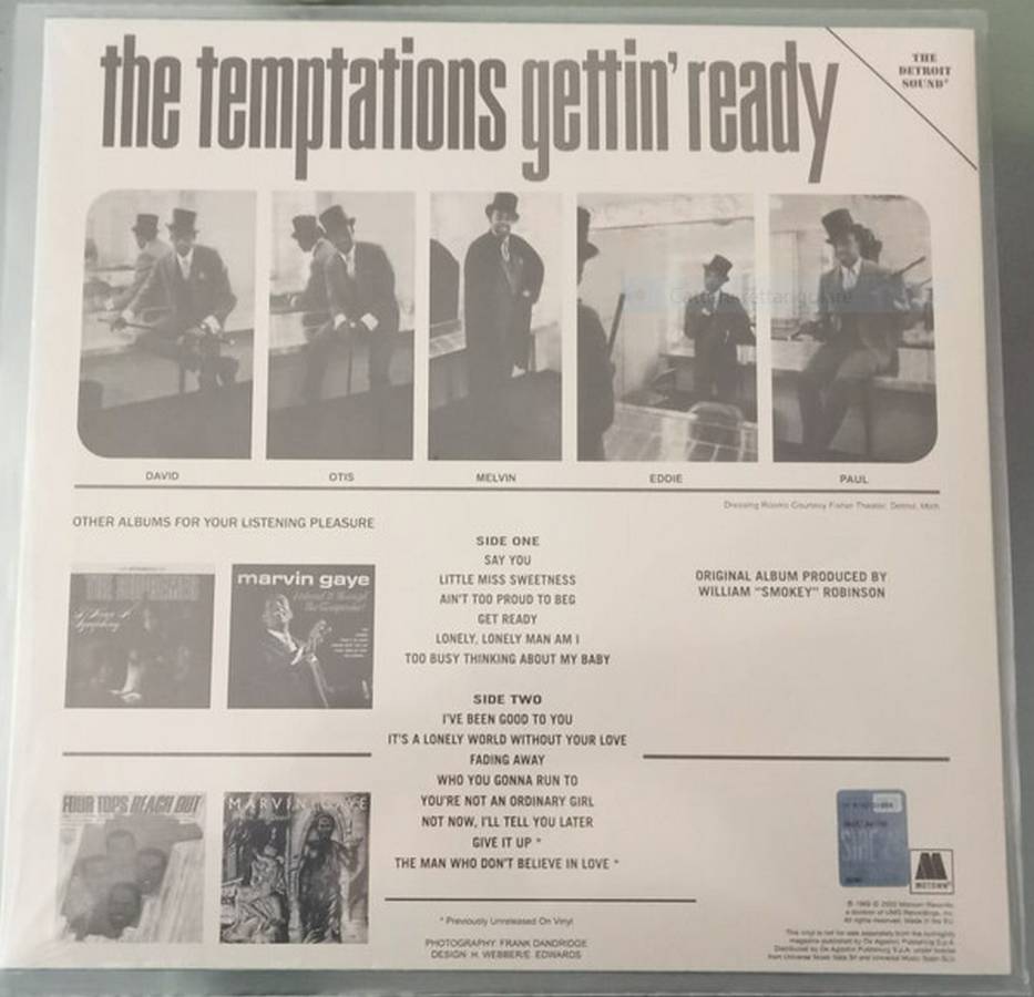 The Temptations – Gettin' Ready (DeAgostini)